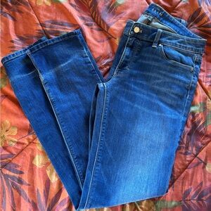 White House Black Market Indigo Straight Leg Jeans